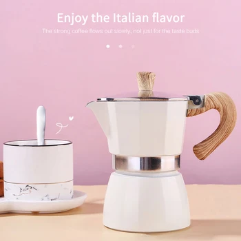 1Pcs talianskej Moka Espresso Percolator Hrniec Mocha Espresso Moka Hrniec varnou doskou kávovar Vysoko Kvalitného Hliníka Šálky Kávy Nástroje