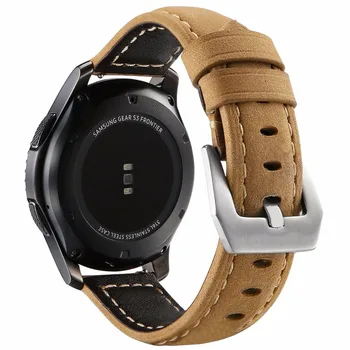 20 22 mm Rýchle Uvoľnenie pravej Kože Watchband Pre Samsung Výstroj S2 S3 Hranici Galaxy Sledovať 46 mm Popruhy Huawei Sledovať 2 Pro/ GT