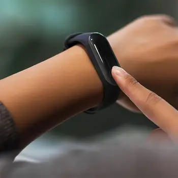 20 x Xiao Mi Band 4 3D Ochranné Sklo pre film Mi band4 Smart Watchband 4 Úplné Pokrytie Mäkké Screen Protector Sklo Film