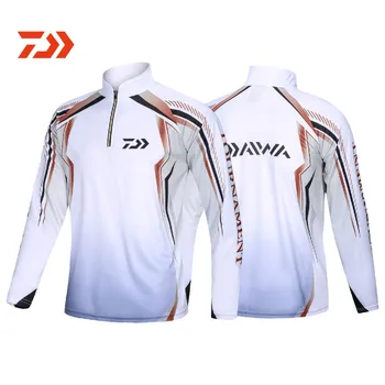 2021 Nové Daiwa Rybárske Oblečenie s Dlhým Rukávom tenký rybárska bunda Vonkajšie Športové Rybárske Tričko Priedušný rýchloschnúci Rybárske Oblečenie
