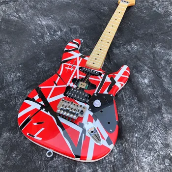 2021 Nové Eddie Van Halen HOLD,Elektrické Gitary, Frankenstein, Frankenstrat Kvalitné Hudobné Nástroje.