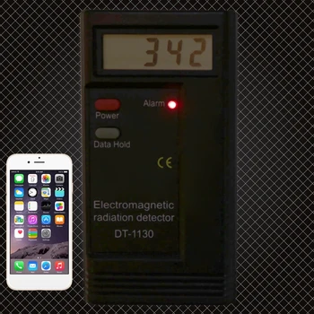 2021 Nové Elektromagnetického Žiarenia Detektor LCD Digitálny EMF Meter Dozimeter Tester DT1130
