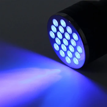 21 UV LED Svietidlo Ručné Baterky 395-400 nm Ultra Violet Čierne Svetlo na AAA Batérie Psov, Pet Škvrny, Posteľ Chyby, Scorpions