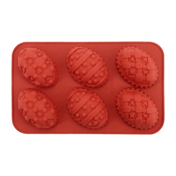 3D Silikónové Veľkonočné Vajíčko Formy Čokoládový Fondant Mydlo Tortu Formy DIY Dekorácie pečenie