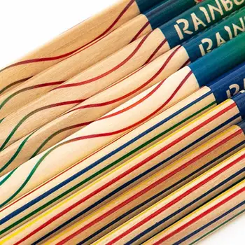 4 v 1 Farebné Ceruzky Rainbow Farebné Ceruzky, Perá, Vrecko Pracky Ceruzky, Písacie potreby Keychain Pero na Písanie Roztomilý Multicolor Ceruzka