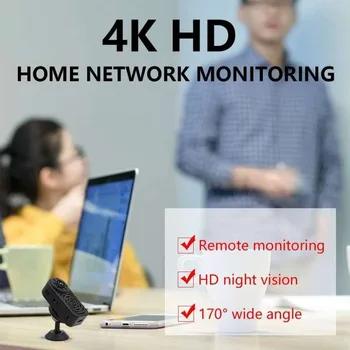 4k Mini Kamera Wifi Malá Akcia Bezdrôtový Noc Verzia Kamery, IP Hotspot HD Video Mikro Malé Vačky Detekcia Pohybu