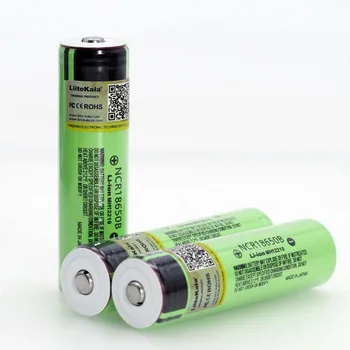 4pcs LiitoKala NCR18650B 3400mAh Nabíjateľné batérie s 1pcs Lii-600 Nabíjačka pre 3,7 V Li-ion 21700 26650 1.2 V, NiMH