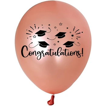 5 ks Latexový Balón Triedy 2021 NOVÝ Balón Štúdia Sezóny Strany Balónikov Gratulujeme Gradute Strany Zásoby Hélia Baloon