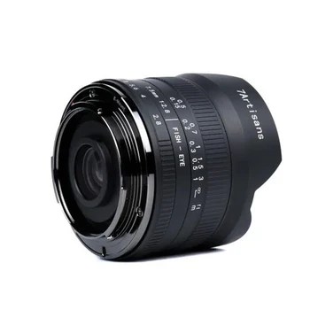 7artisans 7,5 mm f2.8 II fisheye objektív, manuálne zaostrovanie, Fotoaparát, Objektív Sony E Canon EOS M Mount Fuji FX M4/3 Mount Mirrorless Fotoaparáty Objektív