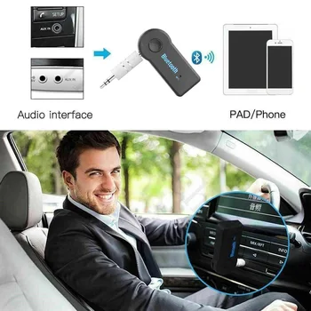 Adaptador receptor y transmisor con Bluetooth-kompatibilné 5,0, con conector de 3,5 mm para audio y música de coche