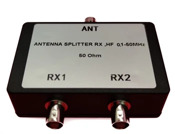 Anténny Splitter RX HF Satelitný TV Koaxiálny Kábel Signálu Splitter 0.1-50 MHz 50ohm