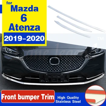 Auto Na Prednej Spodnej Nárazníky, Lišty Racing Gril Výbava Kryt Obloha Nálepky Styling Pásy Príslušenstvo Pre Mazda Atenza 6 2019 2020