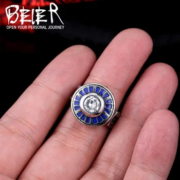 Beier 316L Nerezovej Ocele mužov krúžok Človek, Bojovník krúžok výrobnú Cenu módne Šperky LLBR8-246R