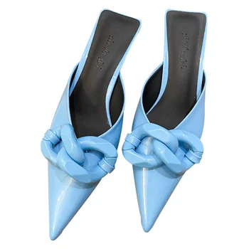 Bežné Pohodlné Svadobné Lady Sandalias Kvalitné dámske topánky Típat Prst Na ženské Topánky, Vysoké Podpätky Sandále A436