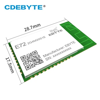 CC2652P Bezdrôtového Modulu ZigBee Bluetooth 2.4 Ghz 20dBm SoC Ebyte E72-2G4M20S1E Vysielač a Prijímač PCB/IPX Anténa