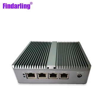 CPU E3827 Pfense Mini Router Server CP 4*1000M Lan Podpora Windows10 Linux HD, VGA, Dual Display bez ventilátora Ploche