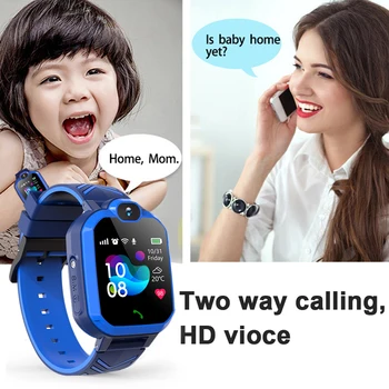 Deti Dotykový Displej Smart Hodinky GPS Vodotesný Ip67 400Mah Batérie 1.44 Palcový Displej Fotoaparátu Take Video Smartwatch Deti
