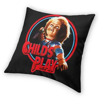 Detská hra Chucky Vankúš Domova Horor Film Vankúše Hodiť Vankúš pre Obývacia Izba obojstranná Tlač