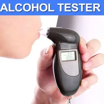 Digitálny profesionálny breath alkohol tester (liquid crystal display) breathalyser alkohol tester, bez podsvietenia