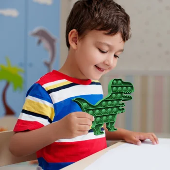 Dinosaurov Stres Odľahčovacia Puzzle, Hračky Push Bublina Zmyslové Fidget pre Autizmus Puzzle dieťaťa Skoro Vzdelávacie Hračka