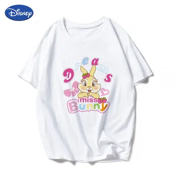 Disney Ručne Maľované Bambi Letné Tričko Ženy Nových Prírastkov Estetické Americké Oblečenie, Unisex Oblečenie Krátky Rukáv Y2K T-Shirt