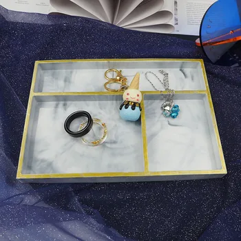 DIY Crystal Formy Obsahuje Tabuľka Doska Zásobník Plesní, Prívesky, Prstene, Náhrdelníky Šperky Skladovanie Rozdelené Silikónové Formy Na Živica