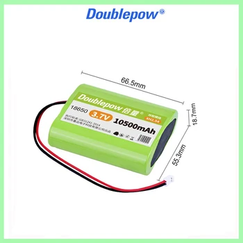 DOUBLEPOW 3,7 V 18650 lítiové batérie, 4400/6000/10500mAh Nabíjateľnú batériu,monitorovacie zariadenia, hračky, ochrana rada