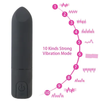 Guľka Mini Vibrátor Rúž Klitoris Stimulácia Hračky Nabíjateľná Nepremokavé G-Spot Vibrátor, Dildo Sexuálne Hračky pre Ženy, Páry