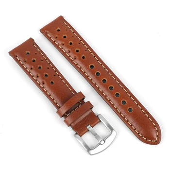 Hovädzie Kože Watchbands 18 mm 19 mm 20 mm 22 mm pravá Koža Vintage Náramkové Hodinky Kapela Popruh Brown Black Belt Rýchle Uvoľnenie