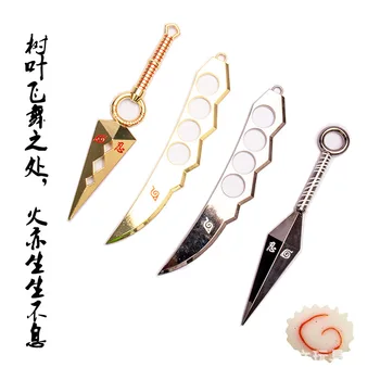 Japonský Espada Katana Uzumaki Kunai Anime Sasuke Zbraň Náhrdelník Krúžok Shuriken Čelo Cartoon Cosplay Rekvizity Hračky 22 cm