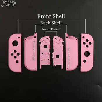 JCD Náhradné Bývanie púzdro Pre Nintendo Prepínač JoyCon s Tlačidlami Set/ 4pcs thumb čiapky Pre NS Radosť-Con Radič