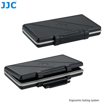 JJC 4 Sloty CF Karty Držiteľ Prípade Box Compact Flash Pamäťovú Kartu Skladovanie pre Canon 5DM4 5DM3 5DM2 5D 5DS R 7DM2 7D 1DC 1DX 1DS 1D