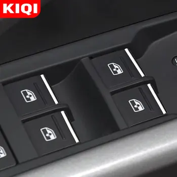 KIQI pre Audi Q3 2019 - 2021 Príslušenstvo ABS Chrome Auto Okno Výťah Tlačidlo Prepnúť Dekorácie, Nálepky, Interiérové Úpravy Dielov