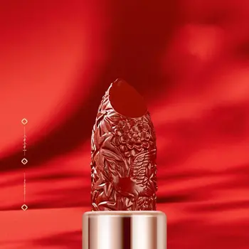 LAIKOU Vyrezávané Rúž Prenosné Matný Dlhotrvajúci Nepremokavé Hydratačný Rúž Sexy Balzam na Pery Nude Non-Stick Pohár Pery, make-up