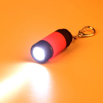 LED Mini Baterka prívesok na Prenosné Pochodeň Vonku Nepremokavé Lítiové Batérie, USB Nabíjateľné Turistika Kempovanie Baterky