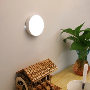 LED Senzor Pohybu, Nočné Svetlo USB Nabíjateľné Spálňa Nástenné Svietidlo Schody Inteligentné Telo Svetlo Energeticky Úsporné Senzor na Čítanie Vnútorné