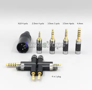 LN007128 2,5 mm, 3,5 mm 4.4 mm XLR Black 99% Čistého PCOCC Slúchadlá Kábel Pre Sennheiser Momentum 1.0 2.0 On-Ear Slúchadlá
