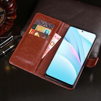 Luxusná Kožená Peňaženka Prípade Pre Xiao Redmi Poznámka 10S 9S 8T 8 9 10 Pro Max Poco M3 F3 X3 NFC 9AT 9C 8A 9A Mi 10 TON Lite Flip Cover