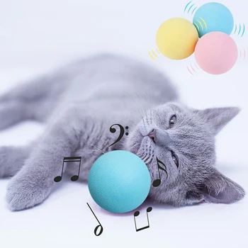 Mačka Loptu Hračky, Interaktívne Catnip Smart Gravitácie Pískacie Znejúce Hračka Pre Mačky, Pet Vŕzgať Produktov Dodávky Mačiatko Kitty