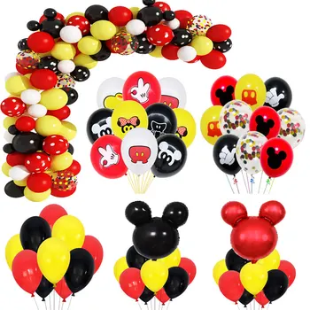 Mickey Mouse Tému Obraz Party Dekorácie Detí, Narodeniny, Party Balón Prívesok Baby Sprcha Dodávky Deti Strana Dodávky