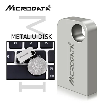 Mini kľúč USB Flash Disk kovové 128 gb pero disk 4 GB 8 GB 16 GB 32 gb pamäte usb kl ' úč 128 gb 64 gb flash drive cle usb karty