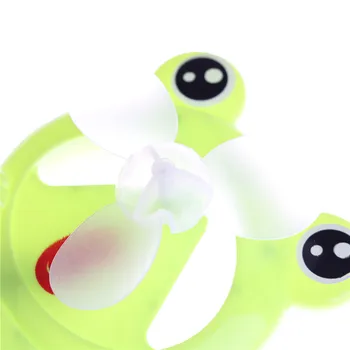 Mini Vreckový Vody Lovely Frog Hmly Ventilátor pre Deti, Ventilátor Prenosné Ručné Stôl Zvlhčovanie Cartoon Ručné Ventilador