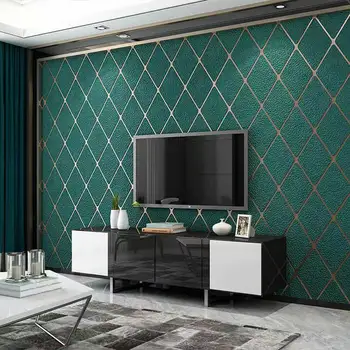 Moderné 3D Hrnú Non-Noven Geometrické Tapety Obývacia Izba Gauč TV Spálňa Domova Wall Paper Roll Abstraktných De Parede Sala 3 D