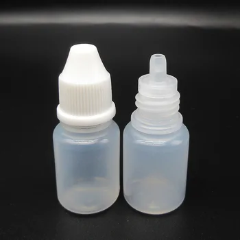 Mäkké LDPE 5ml Mini Kvapkadla Fľaše,Kvapalné Naplniteľné Prázdne Stlačiteľný Fľaša so Skrutkovacím uzáverom a Tip,Fajčenie skladovanie oleja 10pcs/veľa