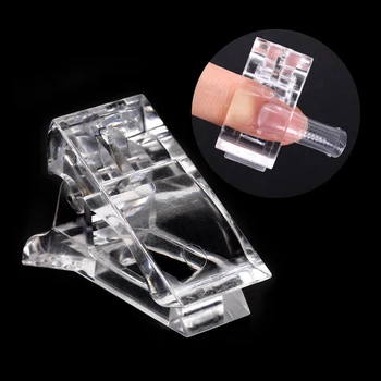 Nechty Klip Akrylových Nechtov Plastové Prst poľský Rozšírenie Tipy, Rýchle Stavebné Formy UV Gél LED Manikúra Umenie Builder Nástroj