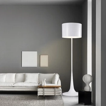Nordic Poschodí Lampa Dizajnér Hliníkové E27 Poschodí Lampy, Obývacia Izba, Spálňa Štúdia Bar Reštaurácia Moderné Dekoratívne Podlahy Lampa