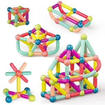 Nové Magnetické Stavebné Bloky Veľké Veľkosti Magnet Magnetické Tyčinky Návrhára, Konštruktéra Hračky Vzdelávacie Hračky pre Dieťa Dary