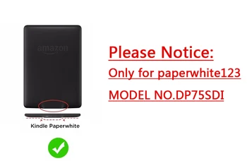 Nový Ultra Tenký Smart Magnetické PU Kožené Ochranné Shell Smart Case Folio obal Na Amazon Kindle Paperwhite 1/2/3