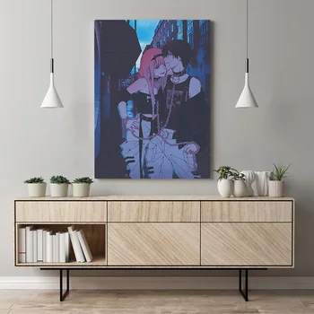 Nula dva a hiro anime estetické plátno maľba dekorácií na stenu umenie fotografie štúdia domov obývacia izba dekorácie vytlačí plagát