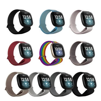 Nylon Slučky Tkané Popruh pre Fitbit Naopak 3 kapela Smart hodinky replacment Watchband Šport Náramok pre Fitbit Naopak Zmysel band